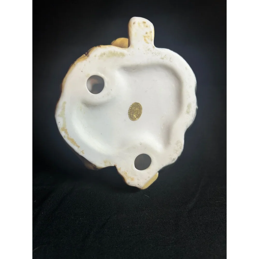Nativity Shepherd Holding Lamb Figurine‎ Ceramic Vintage Religious Decor